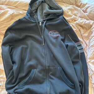 90's Vintage Genuine Harley Davidson Zip Up Hoodie